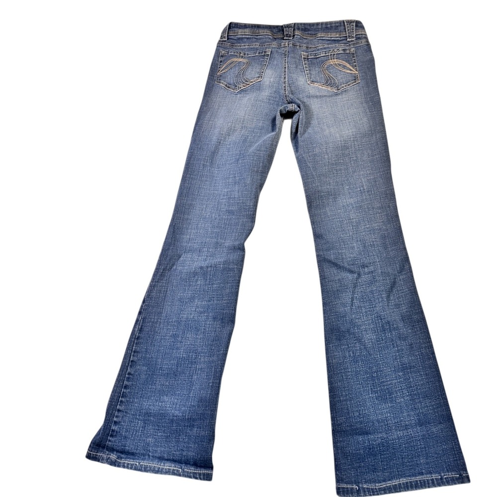 HYDRAULIC Womens Jeans Long‎ 11 12 Bootcut Liberty Style 3307 Medium Wash Y2K - Picture 2 of 8